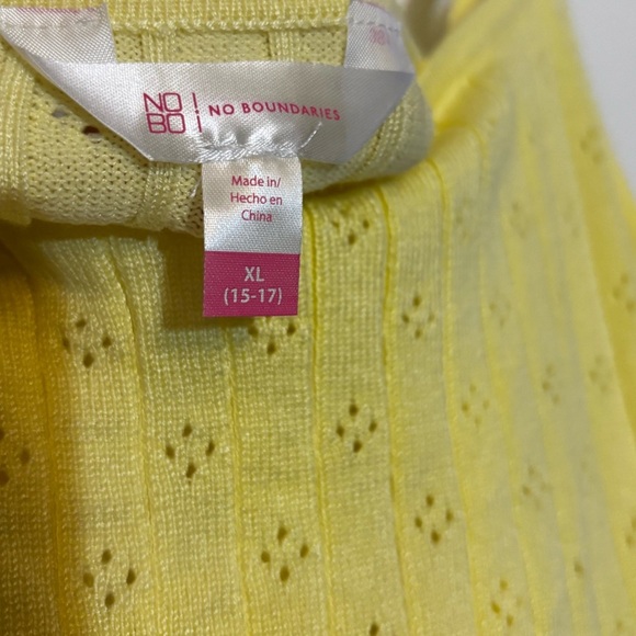 Yellow cardigan two piece set NWOT - Picture 2 of 5
